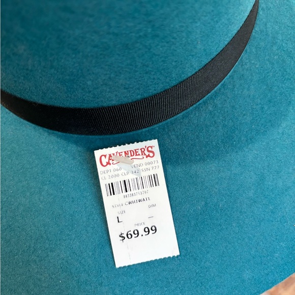 Teal Wide-Brim Charlie Horse Hat - Picture 2 of 2